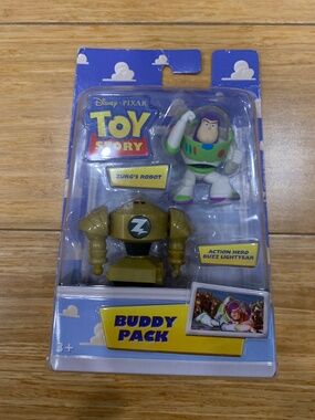 NEW Disney Pixar Toy Story Buzz Lightyear and Zurg's Robot Buddy Pack